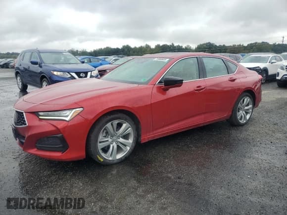 ✅ 2021 Acura TLX Technology • VIN: 19UUB6F4XMA010240 • Lot: 71998605. Listed on Copart with 45,482 mi. Free auction sales archive from the USA and detailed vehicle history report at DreamBid. Image 1.