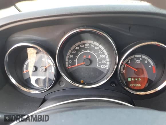 2012 Dodge Caliber SXT Plus with VIN 1C3CDWEA1CD532719, listed as a Copart auction lot 71418365 with 147,306 mi miles and Salvage title. Bid and sale history available at DreamBid. Image 9.