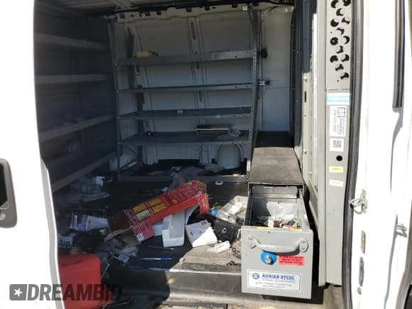 ✅ 2013 Chevrolet Express Cargo • VIN: 1GCWGFCA7D1139619 • Lot: 52611355. Listed on Copart with Not provided. Free auction sales archive from the USA and detailed vehicle history report at DreamBid. Image 11.