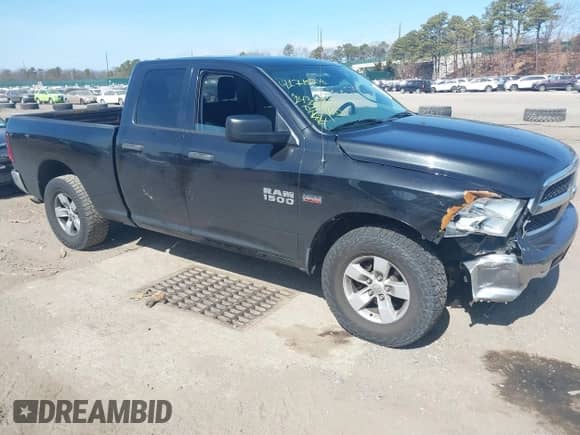 2015 Ram 1500 Express with VIN 1C6RR7FTXFS744166, listed as a IAAI auction lot 41745240 with 143,021 mi miles and . Bid and sale history available at DreamBid. Image 1.