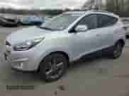 2014 Hyundai Tucson SE with VIN KM8JU3AG7EU801588, listed as a Copart auction lot 49886364 with 133,636 mi miles and Salvage title. Bid and sale history available at DreamBid. Image 1.