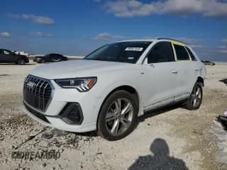 ✅ 2020 Audi Q3 S line Prestige • VIN: WA1FECF37L1043998 • Lot: 89387045. Listed on Copart with 26,952 mi. Free auction sales archive from the USA and detailed vehicle history report at DreamBid. Image 1.