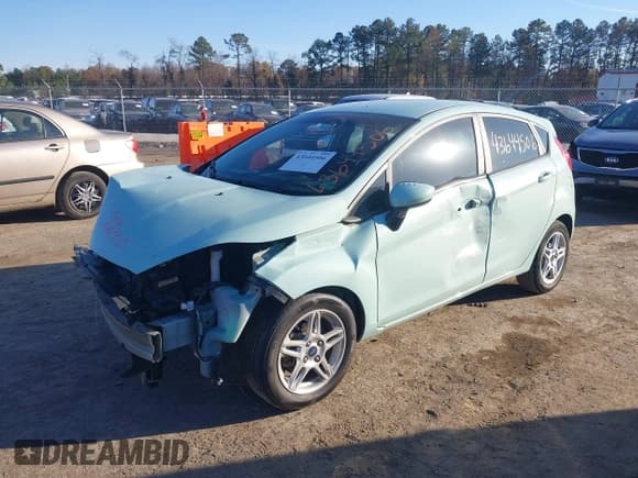 ✅ 2018 Ford Fiesta SE • VIN: 3FADP4EJXJM122522 • Lot: 43644506. Listed on IAAI with 99,780 mi. Free auction sales archive from the USA and detailed vehicle history report at DreamBid. Image 2.