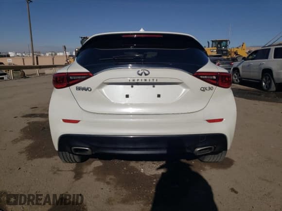 ✅ 2018 Infiniti QX30 Premium • VIN: SJKCH5CP9JA054076 • Lot: 84450224. Listed on Copart with 124,049 mi. Free auction sales archive from the USA and detailed vehicle history report at DreamBid. Image 6.
