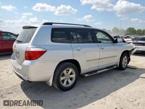 ✅ 2009 Toyota Highlander • VIN: JTEDA41A092007041 • Lot: 85277585. Listed on Copart with Not provided. Free auction sales archive from the USA and detailed vehicle history report at DreamBid. Image 3.