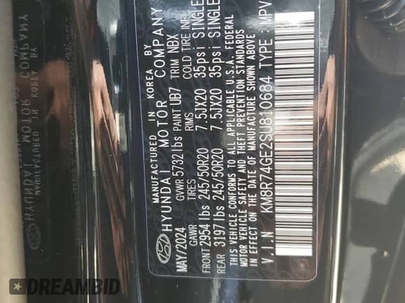 ✅ 2025 Hyundai Palisade Calligraphy • VIN: KM8R74GE2SU810684 • Лот: 70198154. Размещён на Copart с пробегом 1 333 миль миль. Получите бесплатный доступ к архиву аукционных продаж из США и посмотрите подробный отчёт об истории автомобиля на DreamBid. Изображение 13.