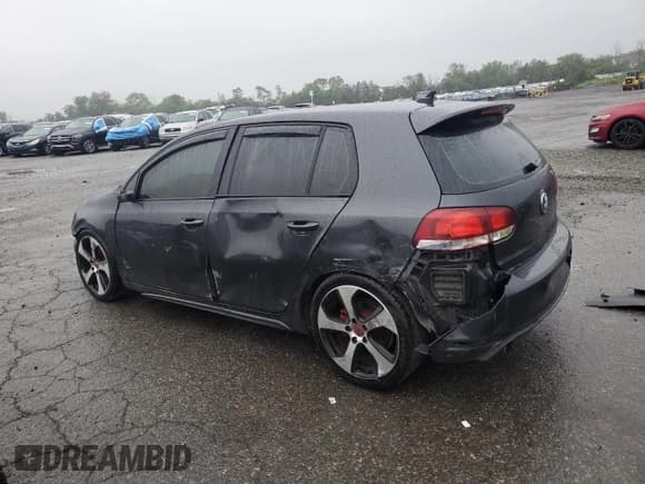 ✅ 2012 Volkswagen Golf GTI Autobahn • VIN: WVWHV7AJ2CW212629 • Lot: 60026335. Listed on Copart with 132,493 mi. Free auction sales archive from the USA and detailed vehicle history report at DreamBid. Image 2.