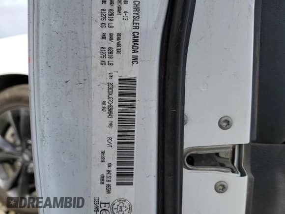 2013 Dodge Charger SXT z VIN 2C3CDXJG7DH690843, wystawiony jako Copart lot #90042875 z przebiegiem 219 795 mil mil oraz Szkoda całkowita • Salvage title. Historia ofert i sprzedaży dostępna na DreamBid. Obrazek 12.