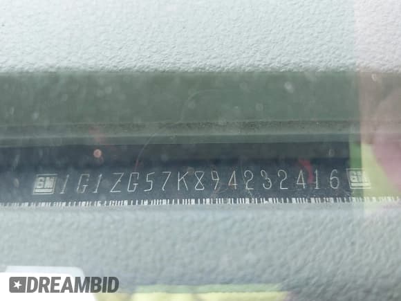 ✅ 2009 Chevrolet Malibu 1FL • VIN: 1G1ZG57K894232416 • Lot: 42826120. Listed on IAAI with 181,879 mi. Free auction sales archive from the USA and detailed vehicle history report at DreamBid. Image 9.