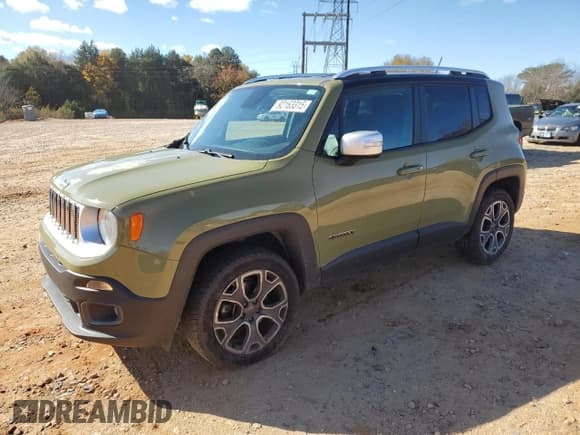 ✅ 2015 Jeep Renegade Limited • VIN: ZACCJBDT0FPB56995 • Lot: 92163315. Wystawiony na Copart z przebiegiem 123 960 mil. Bezpłatny archiwum sprzedaży aukcyjnych z USA i szczegółowy raport historii pojazdu na DreamBid. Zdjęcie 1.
