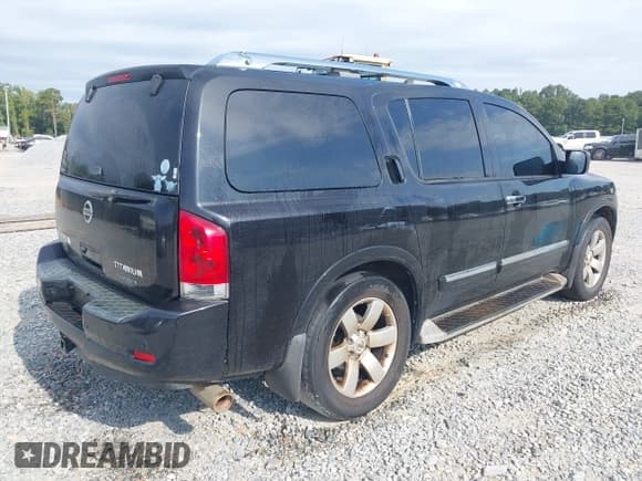 ✅ 2010 Nissan Armada Titanium • VIN: 5N1BA0ND0AN608991 • Lot: 43178952. Listed on IAAI with 216,840 mi. Free auction sales archive from the USA and detailed vehicle history report at DreamBid. Image 4.