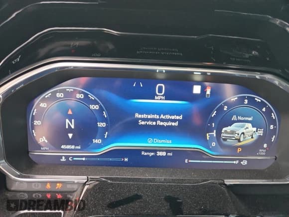 ✅ 2022 Chevrolet Silverado 1500 High Country • VIN: 3GCUDJEL2NG577887 • Lot: 82078435. Listed on Copart with 45,858 mi. Free auction sales archive from the USA and detailed vehicle history report at DreamBid. Image 9.