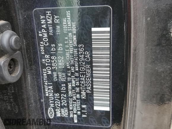 ✅ 2016 Hyundai Veloster Turbo • VIN: KMHTC6AE1GU294363 • Lot: 87697095. Wystawiony na Copart z przebiegiem 89 183 mil. Bezpłatny archiwum sprzedaży aukcyjnych z USA i szczegółowy raport historii pojazdu na DreamBid. Zdjęcie 12.