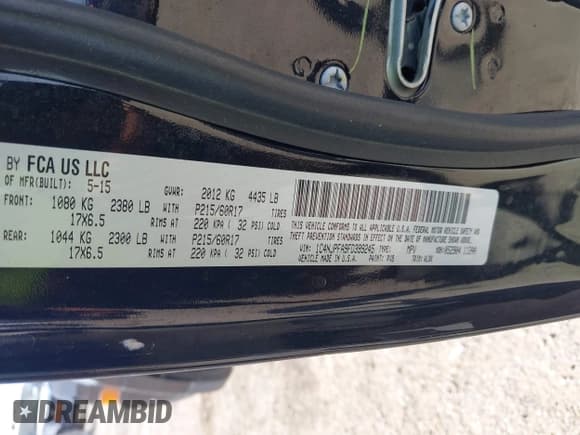 ✅ 2015 Jeep Patriot Latitude • VIN: 1C4NJPFA9FD399245 • Lot: 42838597. Wystawiony na IAAI z przebiegiem 130 296 mil. Bezpłatny archiwum sprzedaży aukcyjnych z USA i szczegółowy raport historii pojazdu na DreamBid. Zdjęcie 9.