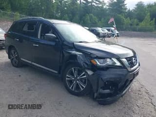 ✅ 2018 Nissan Pathfinder SL • VIN: 5N1DR2MM7JC607055 • Lot: 42600274. Wystawiony na IAAI z przebiegiem 77 447 mil. Bezpłatny archiwum sprzedaży aukcyjnych z USA i szczegółowy raport historii pojazdu na DreamBid. Zdjęcie 1.