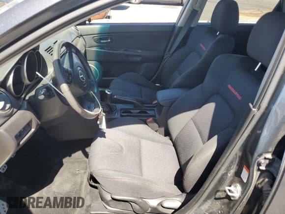 ✅ 2008 Mazda 3 Mazdaspeed3 Sport • VIN: JM1BK34M481115787 • Lot: 65909595. Listed on Copart with 124,225 mi. Free auction sales archive from the USA and detailed vehicle history report at DreamBid. Image 7.