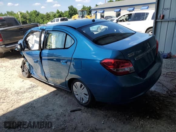 ✅ 2020 Mitsubishi Mirage ES • VIN: ML32F3FJ9LHF05362 • Lot: 58093564. Listed on Copart with Not provided. Free auction sales archive from the USA and detailed vehicle history report at DreamBid. Image 2.