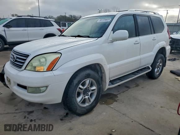 ✅ 2008 Lexus GX 470 • VIN: JTJBT20X780152455 • Lot: 93724855. Listed on Copart with 192,344 mi. Free auction sales archive from the USA and detailed vehicle history report at DreamBid. Image 1.