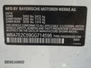 ✅ 2016 BMW 7 Series 740i • VIN: WBA7E2C59GG714596 • Lot: 67476575. Wystawiony na Copart z przebiegiem 69 022 mil. Bezpłatny archiwum sprzedaży aukcyjnych z USA i szczegółowy raport historii pojazdu na DreamBid. Zdjęcie 12.