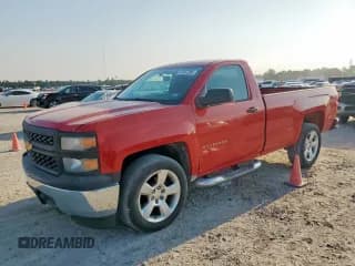 ✅ 2014 Chevrolet Silverado 1500 Work Truck • VIN: 1GCNCPEC1EZ355660 • Lot: 67547295. Listed on Copart with 69,296 mi. Free auction sales archive from the USA and detailed vehicle history report at DreamBid. Image 1.