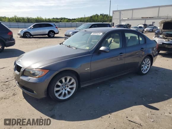 ✅ 2007 BMW 3 Series 328xi • VIN: WBAVC93537K030372 • Лот: 59090425. Опубликован ранее на Copart с пробегом 191 023 миль. Бесплатный доступ к архиву аукционных продаж из США и подробный отчёт об истории автомобиля на DreamBid. Изображение 1.