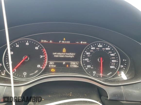 ✅ 2013 Audi A6 Premium Plus • VIN: WAUGGAFC4DN067465 • Lot: 95952675. Listed on Copart with 177,458 mi. Free auction sales archive from the USA and detailed vehicle history report at DreamBid. Image 9.