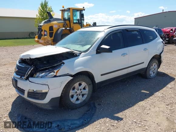 2017 Chevrolet Traverse LS with VIN 1GNKVFED4HJ218836, listed as a IAAI auction lot 42938317 with 200,062 mi miles and . Bid and sale history available at DreamBid. Image 2.