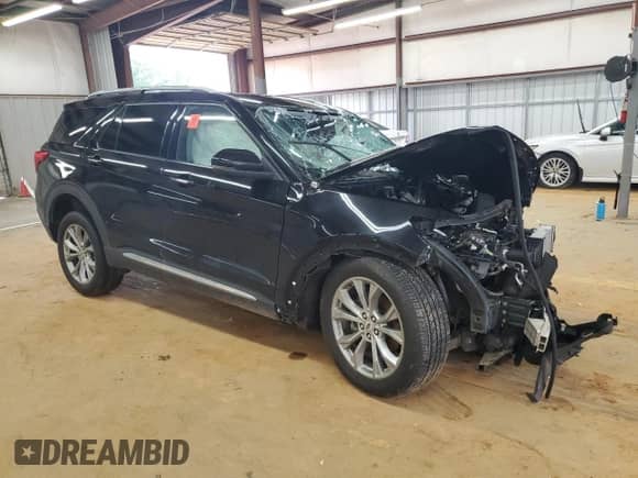 2021 Ford Explorer Limited with VIN 1FMSK8FH6MGB52453, listed as a Copart auction lot 60243835 with Not provided miles and Salvage title. Bid and sale history available at DreamBid. Image 4.