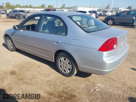 ✅ 2003 Honda Civic LX • VIN: 1HGES15533L002307 • Lot: 43097647. Listed on IAAI with 125,340 mi. Free auction sales archive from the USA and detailed vehicle history report at DreamBid. Image 3.