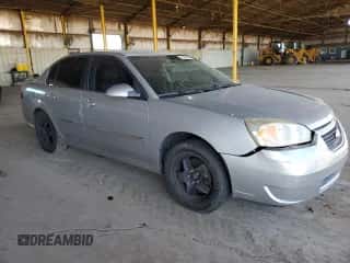 2006 Chevrolet Malibu 2LT with VIN 1G1ZT51896F256247, listed as a Copart auction lot 77688114 with 184,529 mi miles and Clean title. Bid and sale history available at DreamBid. Image 4.