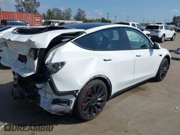 ✅ 2023 Tesla Model Y Performance • VIN: 7SAYGDEF6PF807723 • Lot: 43209294. Wystawiony na IAAI z przebiegiem 48 943 mil. Bezpłatny archiwum sprzedaży aukcyjnych z USA i szczegółowy raport historii pojazdu na DreamBid. Zdjęcie 4.