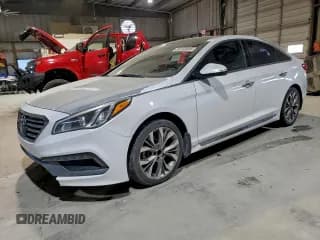 ✅ 2015 Hyundai Sonata Sport • VIN: 5NPE34AB5FH160357 • Lot: 95142645. Listed on Copart with 196,883 mi. Free auction sales archive from the USA and detailed vehicle history report at DreamBid. Image 1.