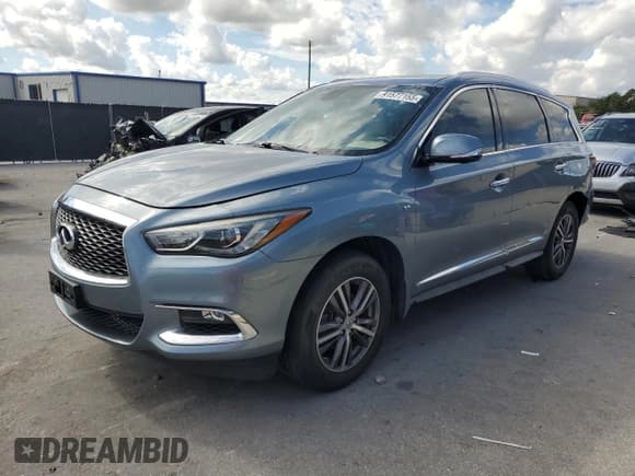 ✅ 2018 Infiniti QX60 • VIN: 5N1DL0MM8JC515880 • Lot: 91577155. Listed on Copart with 153,134 mi. Free auction sales archive from the USA and detailed vehicle history report at DreamBid. Image 1.