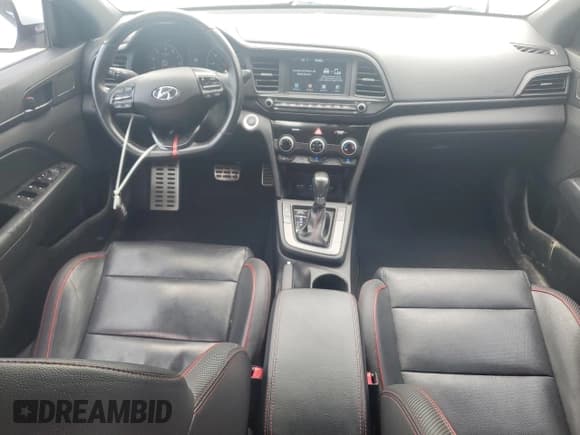 ✅ 2019 Hyundai Elantra Sport • VIN: KMHD04LB5KU832205 • Lot: 63470215. Listed on Copart with 95,183 mi. Free auction sales archive from the USA and detailed vehicle history report at DreamBid. Image 8.