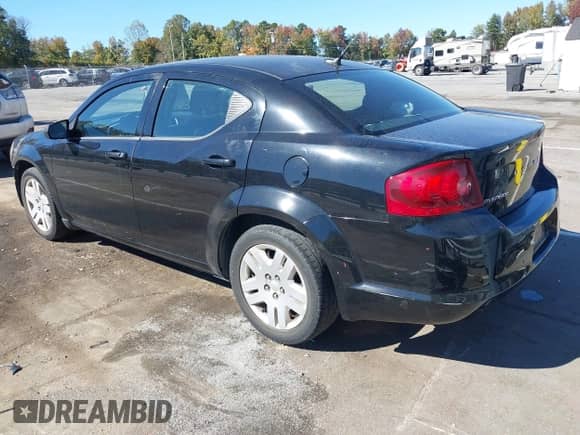 2013 Dodge Avenger SE with VIN 1C3CDZAB8DN677218, listed as a IAAI auction lot 43470109 with 140,223 mi miles and . Bid and sale history available at DreamBid. Image 3.