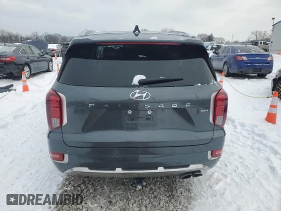 ✅ 2022 Hyundai Palisade Calligraphy • VIN: KM8R7DHE8NU460609 • Лот: 87315714. Опубликован ранее на Copart с пробегом 41 823 миль. Бесплатный доступ к архиву аукционных продаж из США и подробный отчёт об истории автомобиля на DreamBid. Изображение 6.