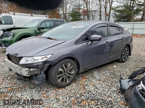 ✅ 2015 Honda Civic EX • VIN: 19XFB2F84FE264139 • Lot: 93098725. Listed on Copart with 188,785 mi. Free auction sales archive from the USA and detailed vehicle history report at DreamBid. Image 1.