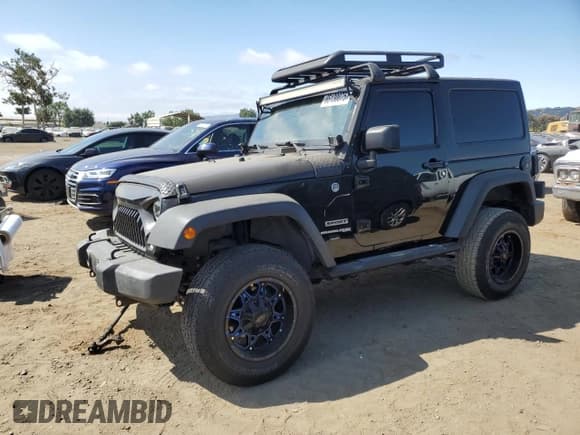 ✅ 2018 Jeep Wrangler Sport S • VIN: 1C4GJWAGXJL811914 • Lot: 65130075. Listed on Copart with 88,622 mi. Free auction sales archive from the USA and detailed vehicle history report at DreamBid. Image 1.