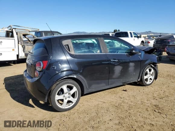 ✅ 2012 Chevrolet Sonic LTZ • VIN: 1G1JE6SH5C4195594 • Lot: 88336435. Listed on Copart with 105,112 mi. Free auction sales archive from the USA and detailed vehicle history report at DreamBid. Image 3.