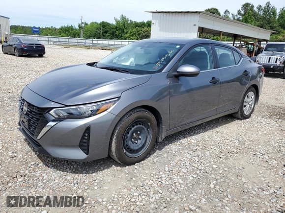 ✅ 2024 Nissan Sentra S • VIN: 3N1AB8BV2RY207968 • Lot: 55889235. Listed on Copart with 14,355 mi. Free auction sales archive from the USA and detailed vehicle history report at DreamBid. Image 1.