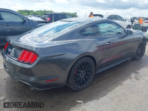 ✅ 2017 Ford Mustang GT • VIN: 1FA6P8CFXH5246997 • Lot: 42167513. Listed on IAAI with 95,496 mi. Free auction sales archive from the USA and detailed vehicle history report at DreamBid. Image 4.