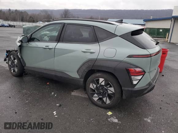 2024 Hyundai Kona SEL with VIN KM8HBCAB7RU055383, listed as a Copart auction lot 86616384 with Not provided miles and Salvage title. Bid and sale history available at DreamBid. Image 2.