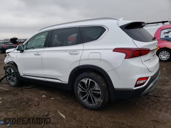 2019 Hyundai Santa Fe Ultimate z VIN 5NMS5CAA5KH107101, wystawiony jako Copart lot #36755253 z przebiegiem 43 696 mil mil oraz . Historia ofert i sprzedaży dostępna na DreamBid. Obrazek 2.