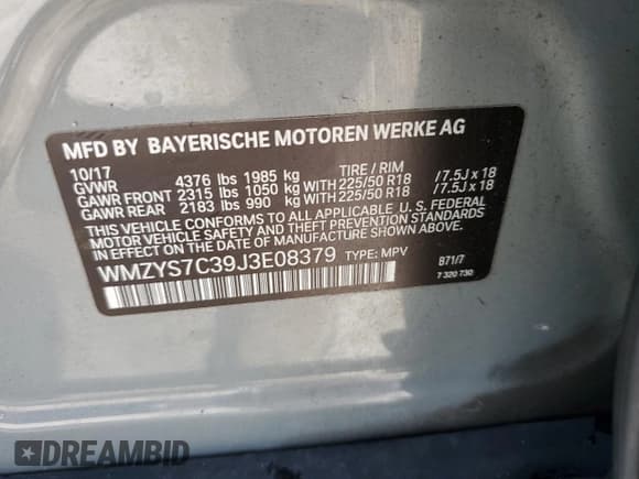 ✅ 2018 MINI Countryman Cooper • VIN: WMZYS7C39J3E08379 • Lot: 68705245. Wystawiony na Copart z przebiegiem 122 845 mil. Bezpłatny archiwum sprzedaży aukcyjnych z USA i szczegółowy raport historii pojazdu na DreamBid. Zdjęcie 13.