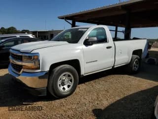 ✅ 2018 Chevrolet Silverado 1500 LS • VIN: 1GCNCNEH2JZ247106 • Лот: 75492914. Опубликован ранее на Copart с пробегом 209 283 миль. Бесплатный доступ к архиву аукционных продаж из США и подробный отчёт об истории автомобиля на DreamBid. Изображение 1.