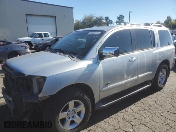 ✅ 2007 Nissan Armada LE • VIN: 5N1AA08C87N713303 • Lot: 84872275. Wystawiony na Copart z przebiegiem 123 440 mil. Bezpłatny archiwum sprzedaży aukcyjnych z USA i szczegółowy raport historii pojazdu na DreamBid. Zdjęcie 1.