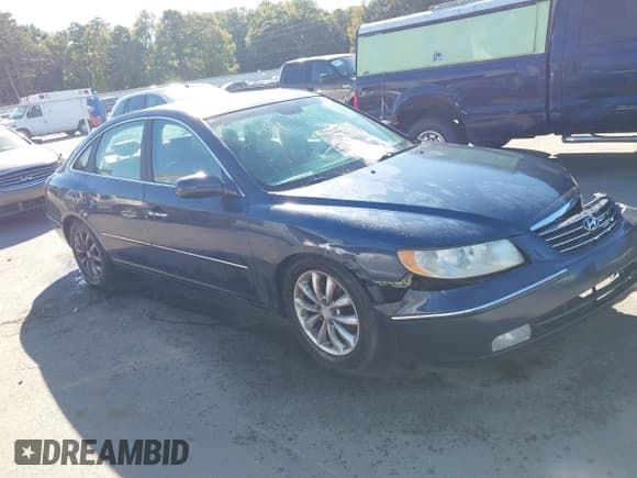 ✅ 2006 Hyundai Azera SE • VIN: KMHFC46F26A048795 • Lot: 43503382. Listed on IAAI with 172,785 mi. Free auction sales archive from the USA and detailed vehicle history report at DreamBid. Image 1.