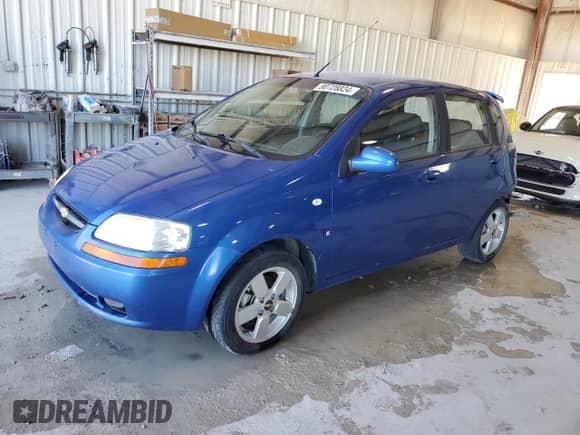 2008 Chevrolet Aveo LS с VIN KL1TD66638B063746, выставлен на аукционе Copart как лот 80728824 с пробегом Не указан миль и Списание • Salvage title. История ставок и продаж доступна на DreamBid. Изображение 1.