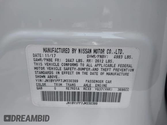 ✅ 2018 Infiniti Q70 Luxe • VIN: JN1BY1PP7JM330399 • Lot: 42028103. Listed on IAAI with 95,527 mi. Free auction sales archive from the USA and detailed vehicle history report at DreamBid. Image 9.