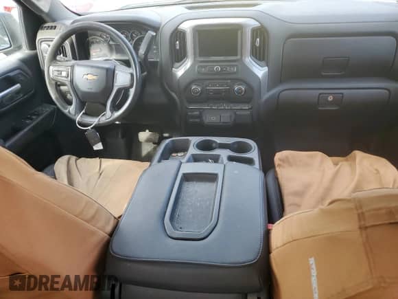 2020 Chevrolet Silverado 1500 Work Truck z VIN 1GCRYAEH2LZ357443, wystawiony jako Copart lot #55272974 z przebiegiem 69 419 mil mil oraz Szkoda całkowita • Salvage title. Historia ofert i sprzedaży dostępna na DreamBid. Obrazek 8.